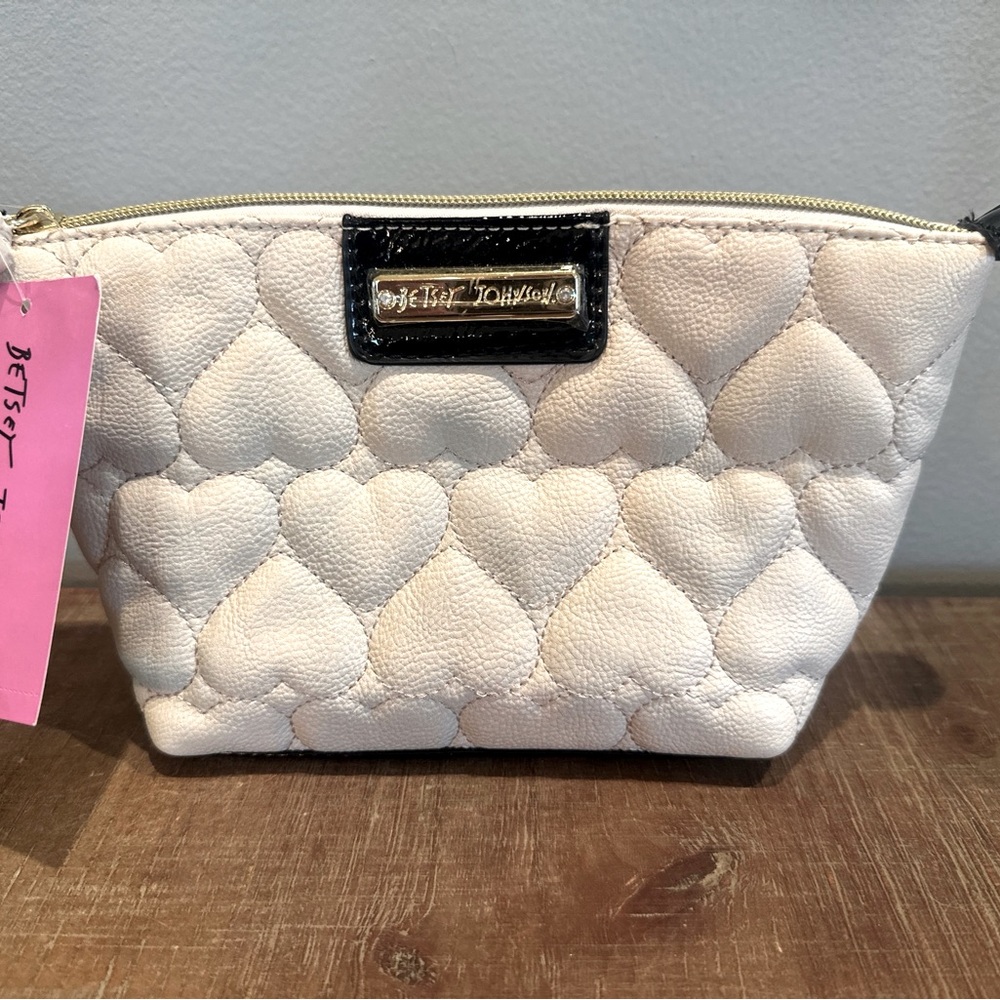 Betsey Johnson Bone Be Mine Trapezoid Wristlet Cosmo